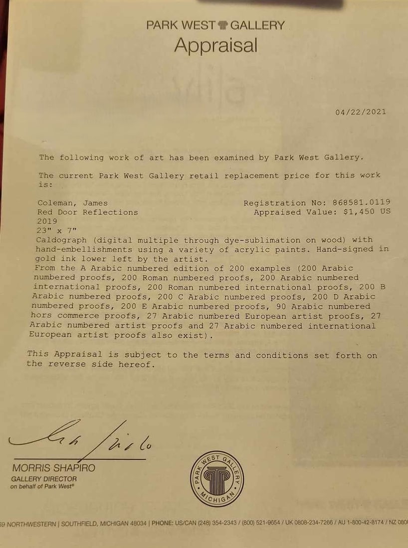 James Coleman "Red Door Reflections" - 3