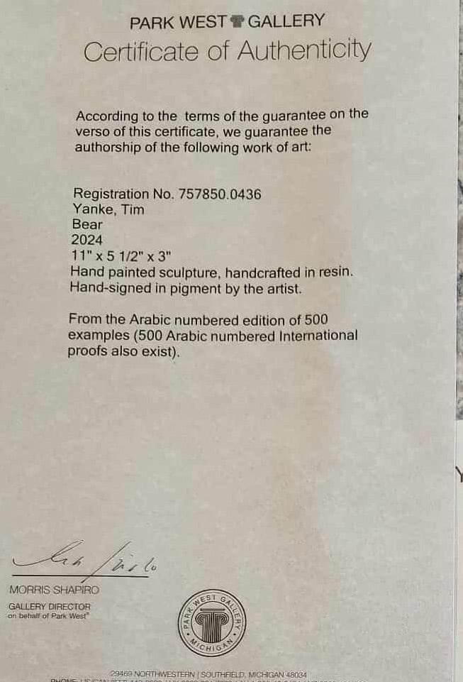 Tim Yanke "Bear" Sculpture - 4