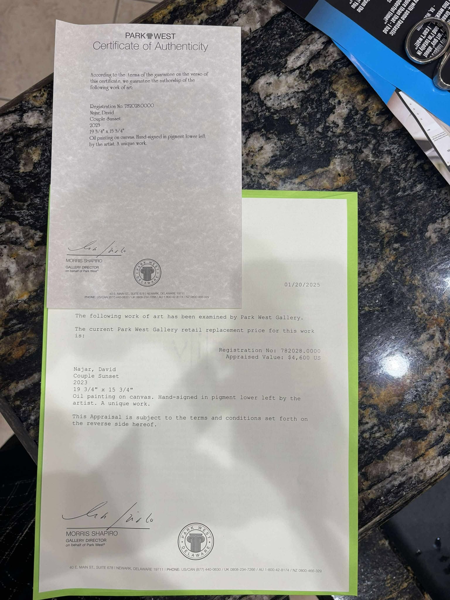 David Najar "Couple Sunset" - 3