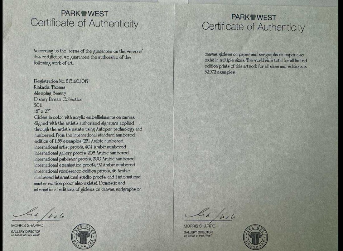 Thomas Kinkade Sleeping Beauty - 4