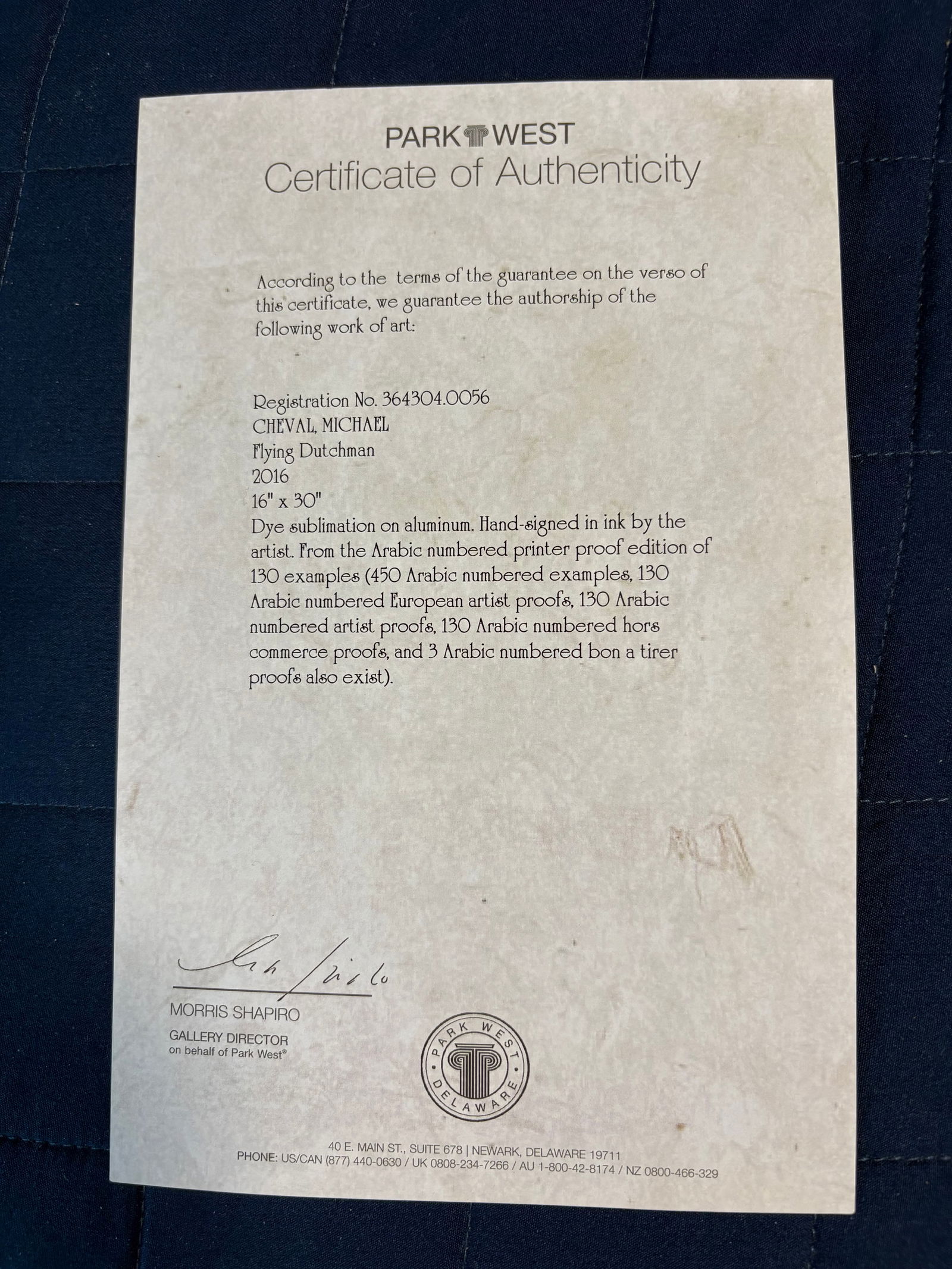 Michael Cheval Flying Dutchman - 2