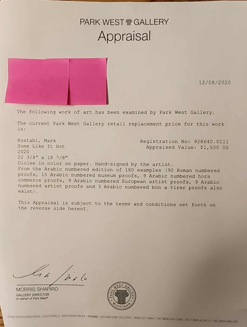 Mark Kostabi Some Like it Hot - 3