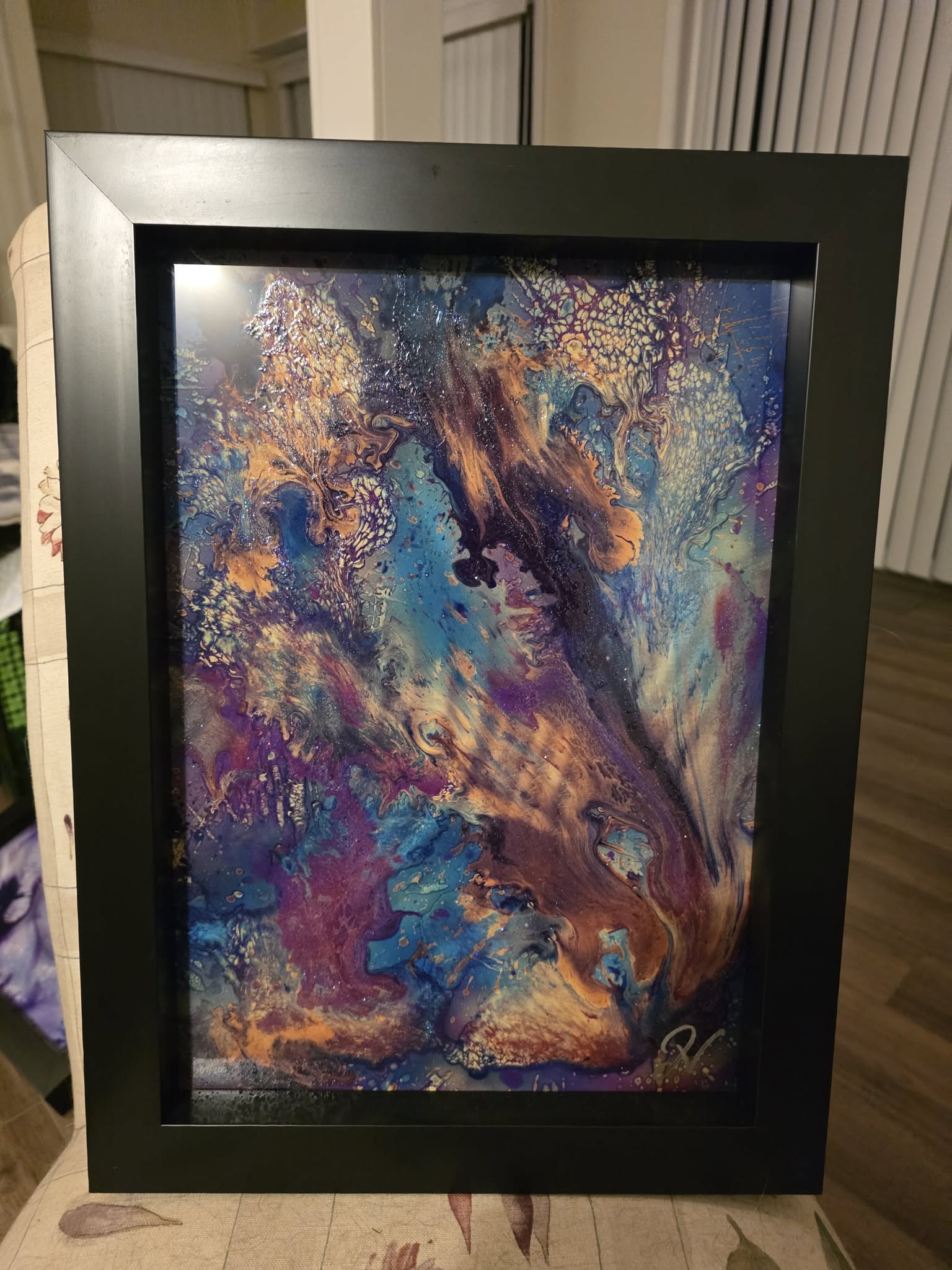 Jeff Vermeeren Beyond Imagination: Jeff Vermeeren "Beyond Imagination" 2023 18" x 12 7/8" image size Dye sublimation on aluminum with embellishment. Hand-signed by the artist. Gallery framed, COA, appraisal.