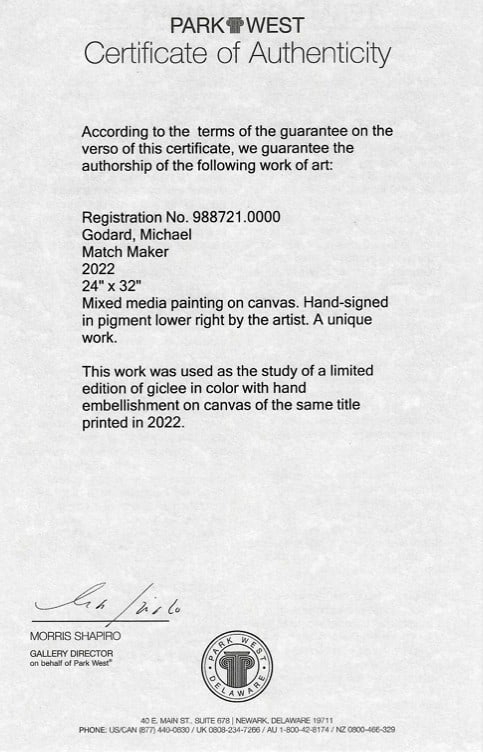 Michael Godard Match Maker Unique, study - 3