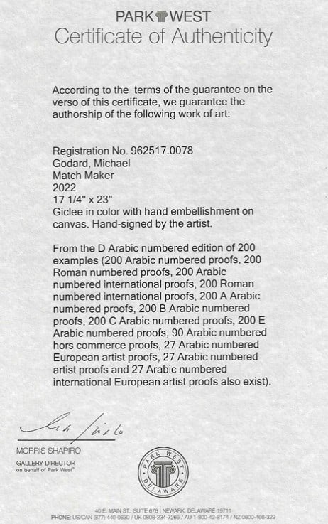 Michael Godard Match Maker Unique, study - 6