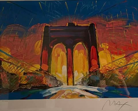Peter Max Brooklyn Bridge - 2
