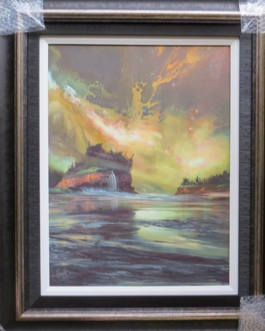 Ashton Howard True Treasures: Ashton Howard "True Treasures" 2021 25 1/4" x 19" image size Digtal mutiple on aluminum through dye sublimation. Hand-signed by the artist. LE COA