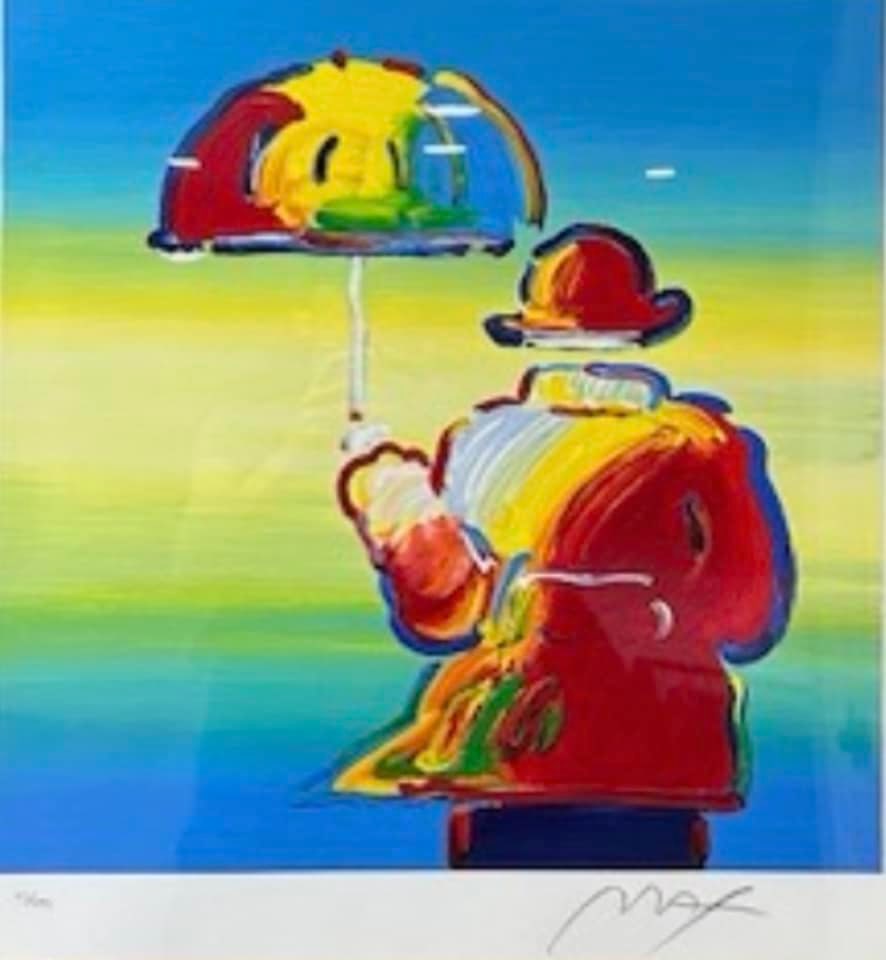Peter Max Umbrella Man - 2