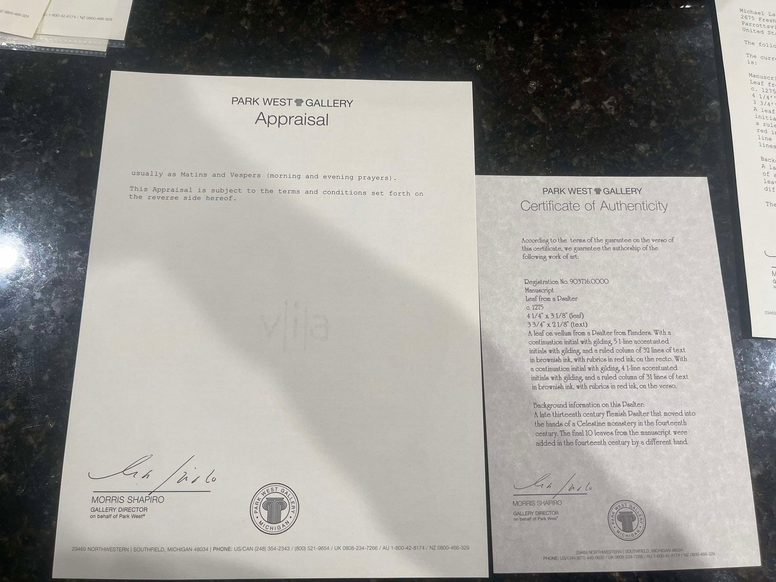 Manuscript Leaf from a Psalter - 5