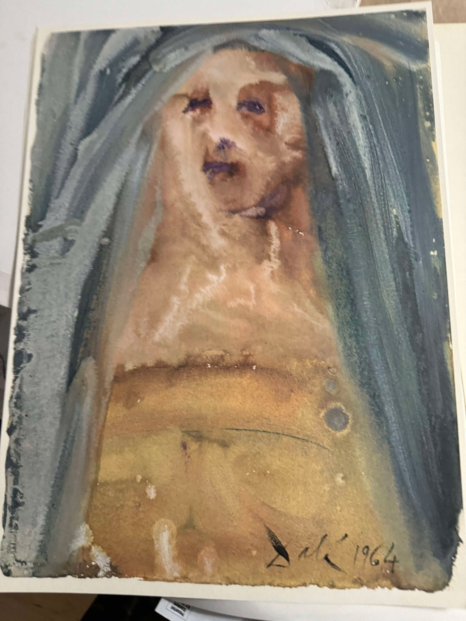 Salvador Dali Plange Virgo: Salvador Dali "Plange Virgo" print