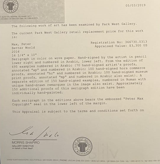 Peter Max Better World - 4
