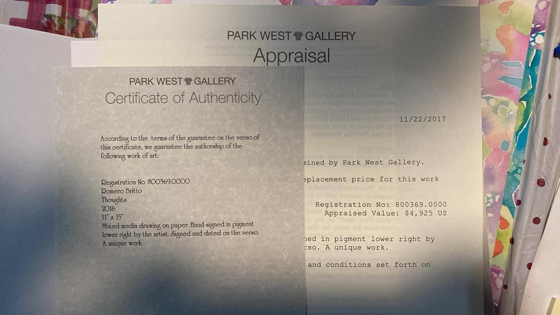 Romero Britto Thoughts - 3