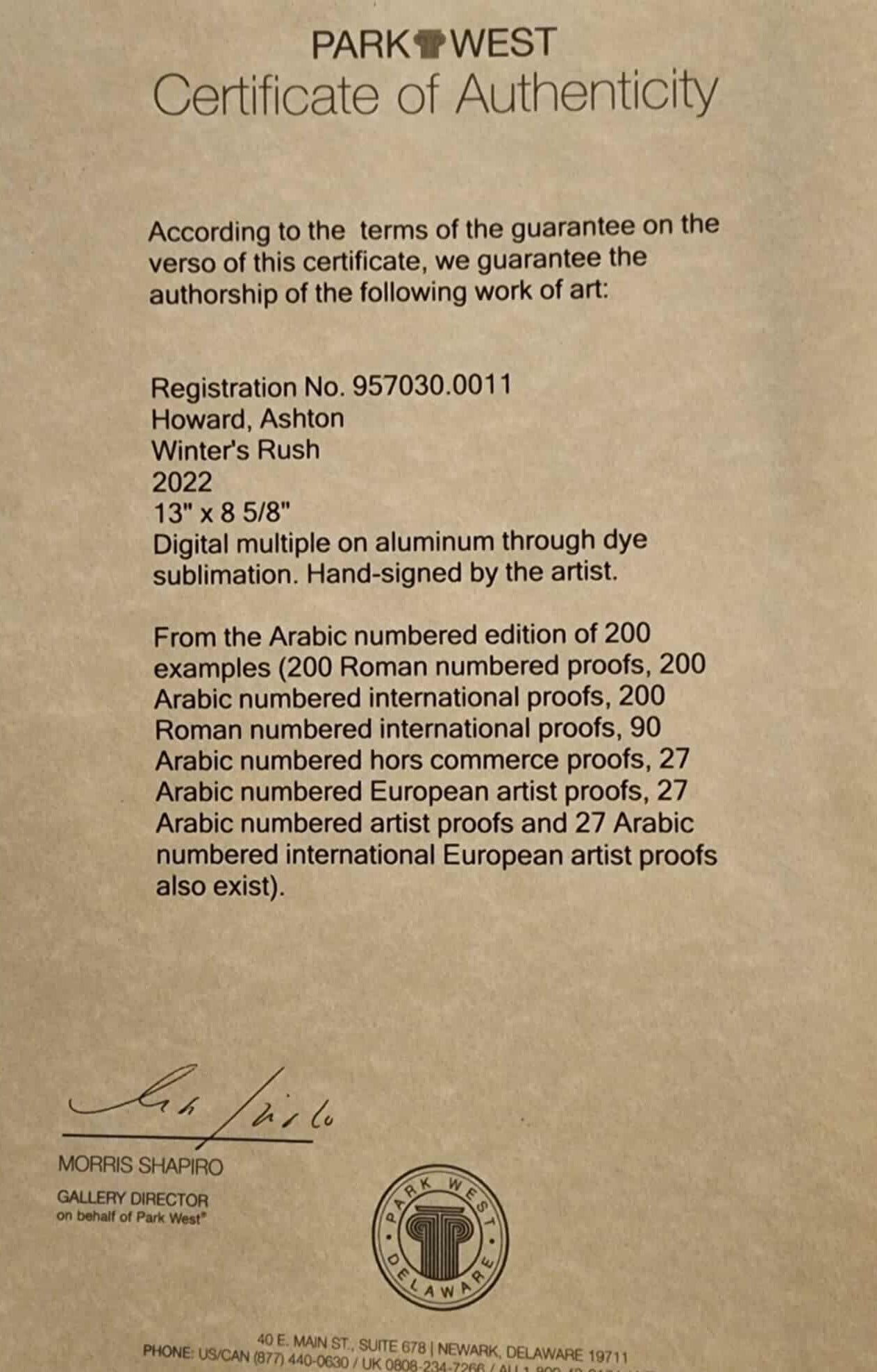 Ashton Howard Winter's Rush - 2