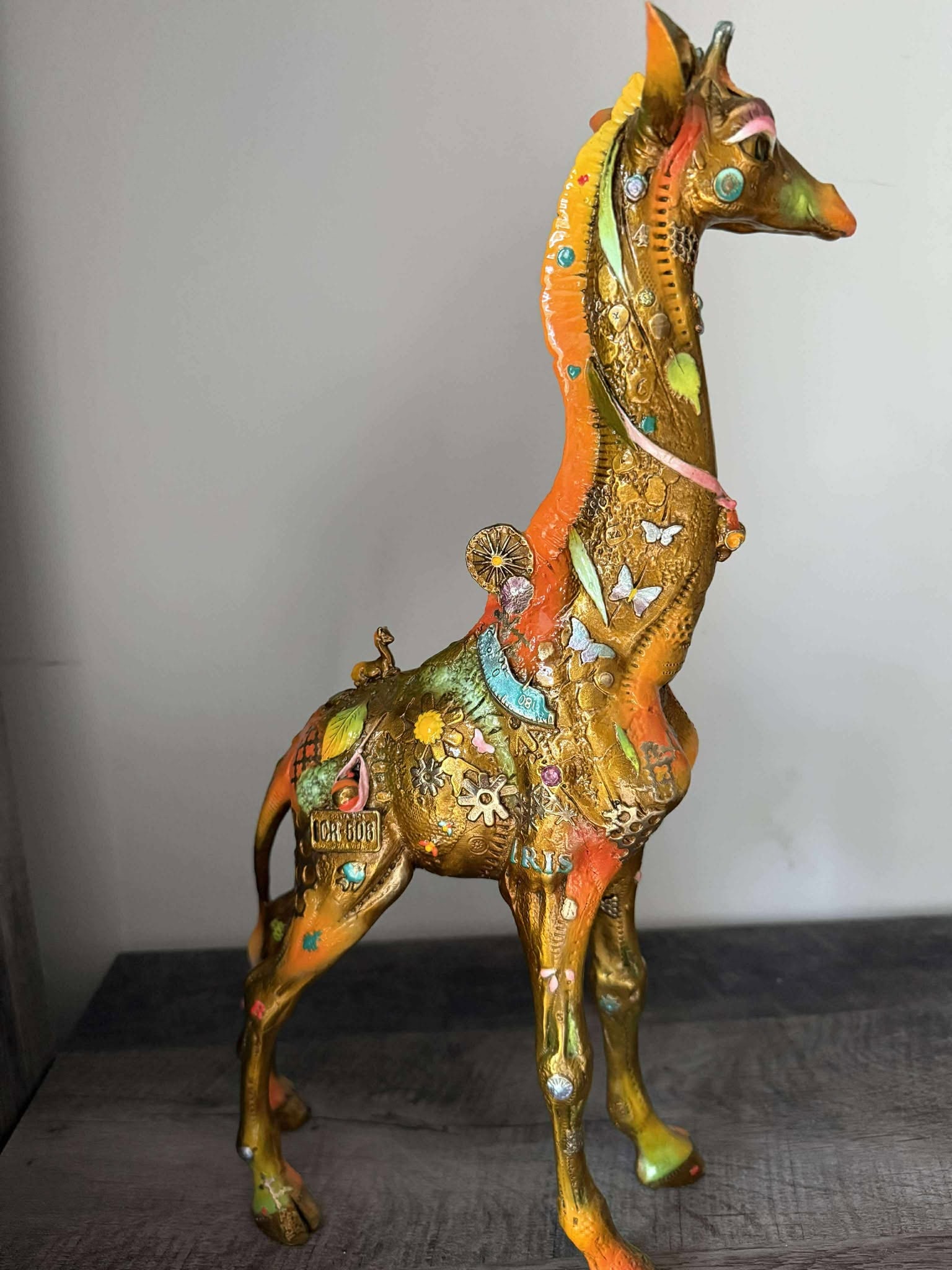 Nano Lopez Iris (Medium) (AP): Nano Lopez "Iris (Medium) (AP)" 16" x 8" x 4" Bronze Sculpture individually signed and numbered by the artist. COA, Appraisal, DT