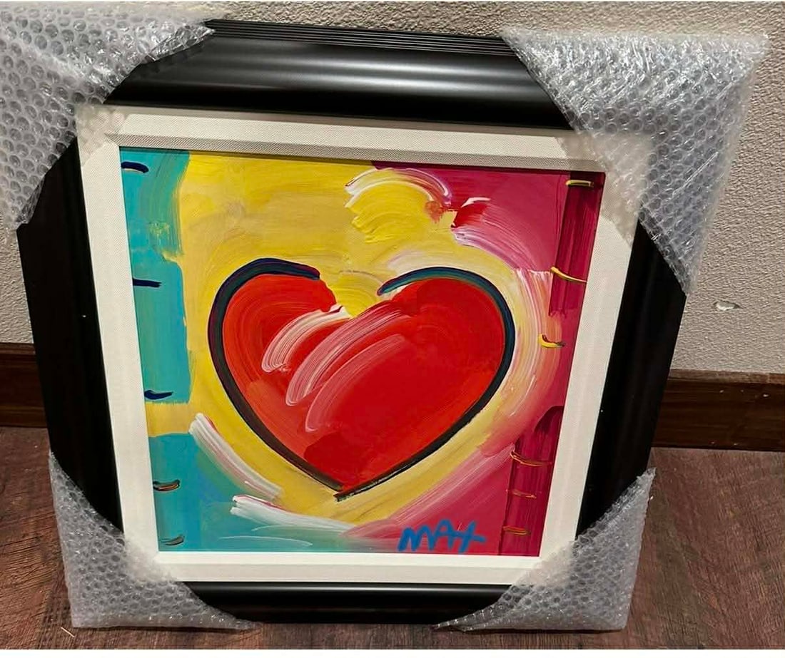 Peter Max Heart Series V ver IV # 147 (1 of 2)