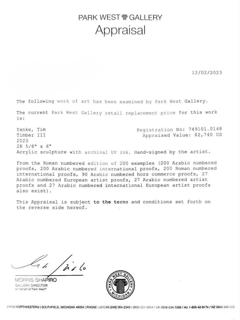 Tim Yanke Timber III - 5