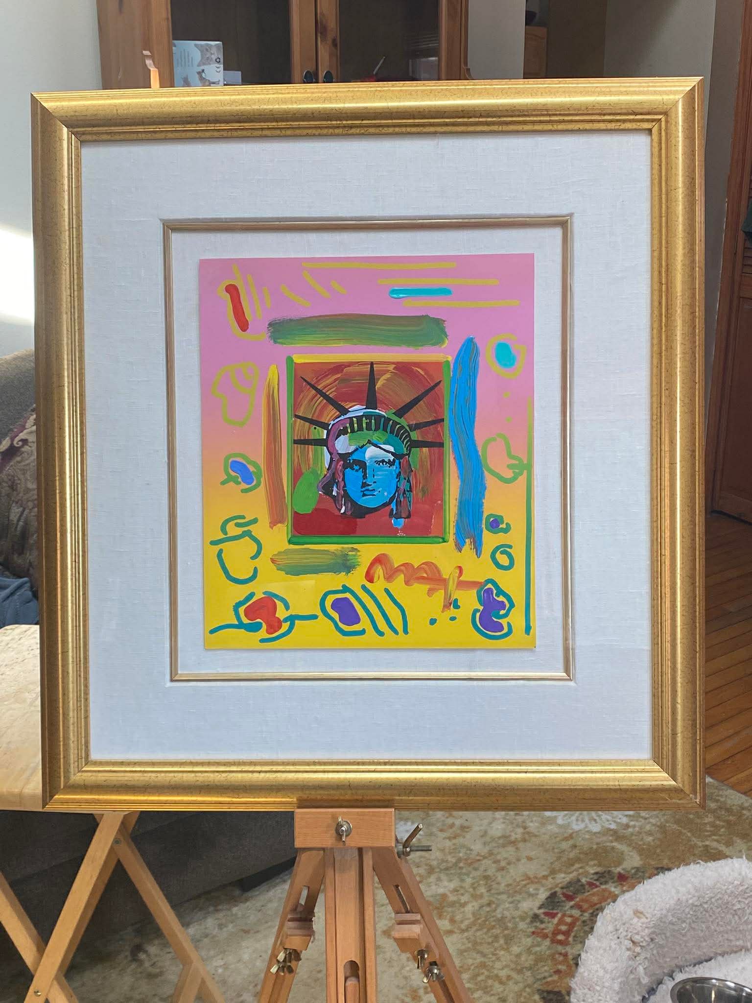 Peter Max Liberty Head II Collage (Large) (1 of 3)