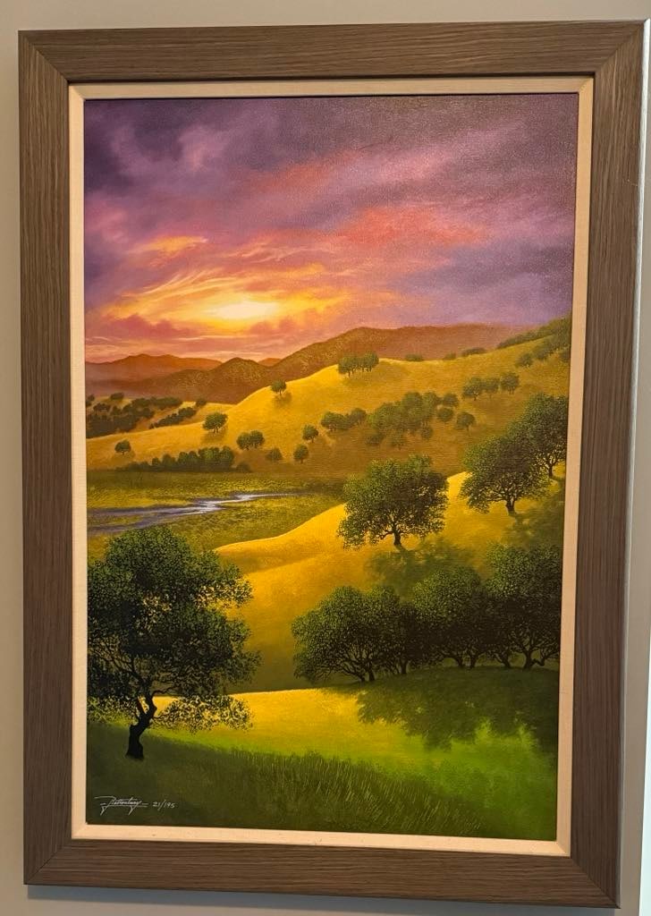 Jon Rattenbury Enchanted Daybreak: Jon Rattenbury "Enchanted Daybreak" 2011 30" x 20" Image size Giclee in color on canvas. Hand-signed by the artist in ink lower left and numbered in Arabic lower left. From the Arabic numbered