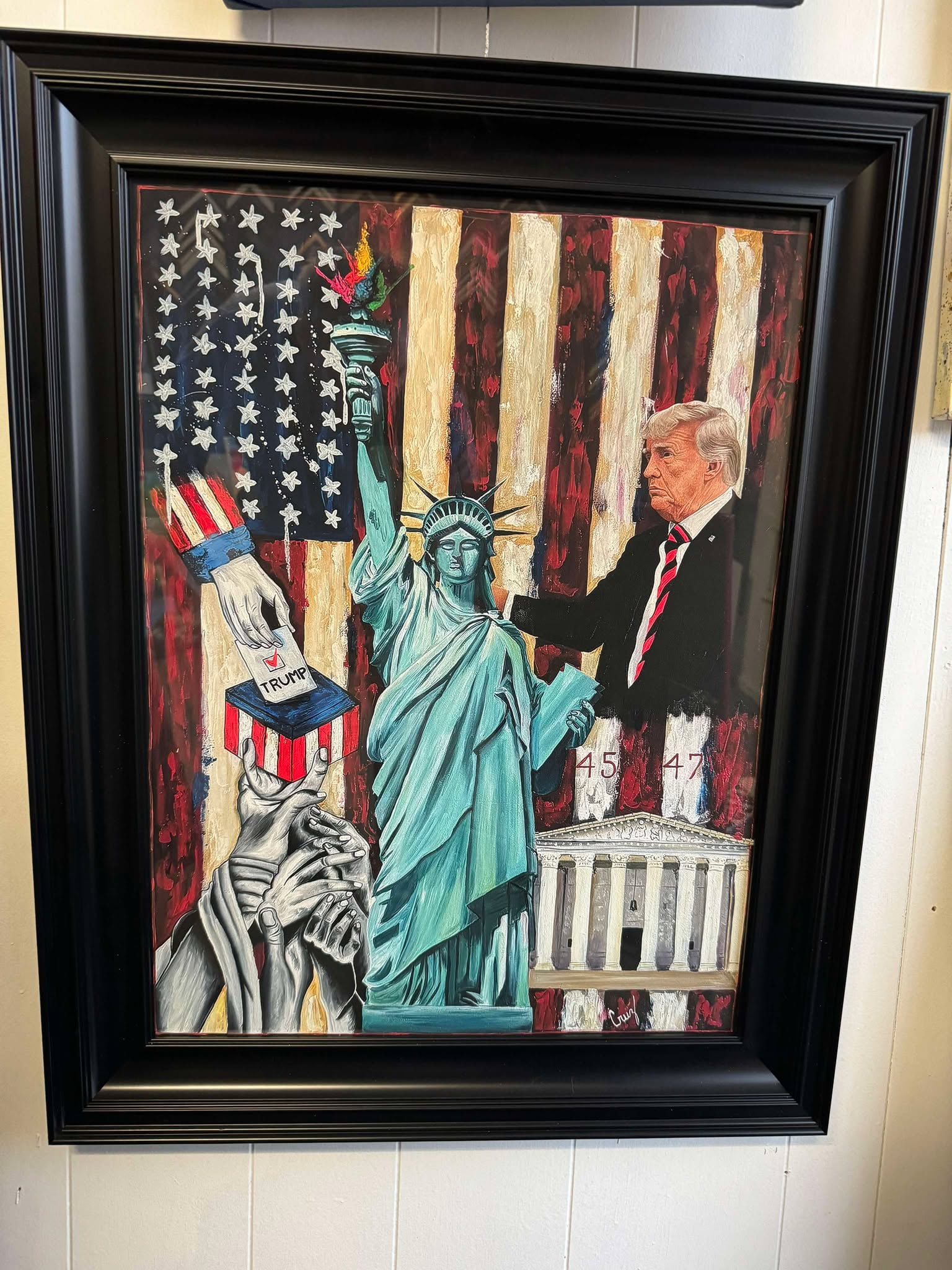 Cruz Trump: cruz trump giclee