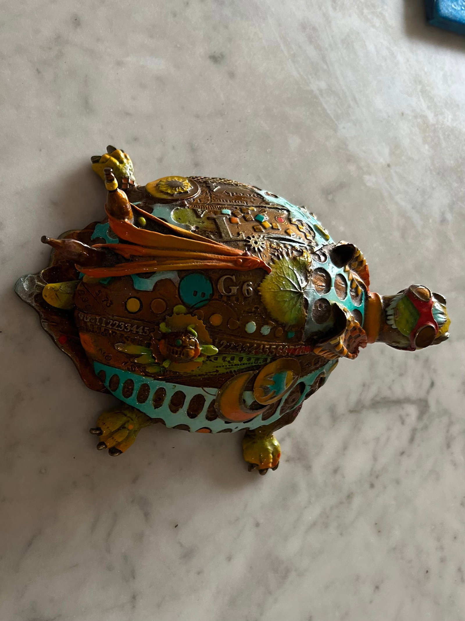 Nano Lopez Tracy (the fast) (small): " 3 1/2" x 8" x 5 1/2" image size. Bronze sculpture with hand applied patina. Signature stamped. COA. Appraisal. PM
