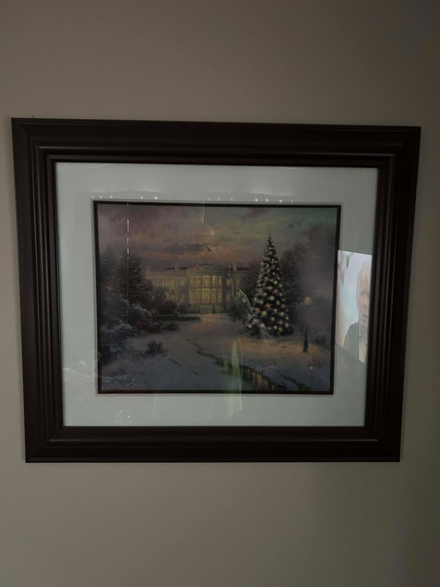 Thomas Kinkade Lights of Liberty: Thomas Kincade "The Lights of Liberty" 16" x 20" offset lithograph in color on premium paper. Signed with the artists DNA matrix signature authentication system and numbered. Gallery Framed. COA.