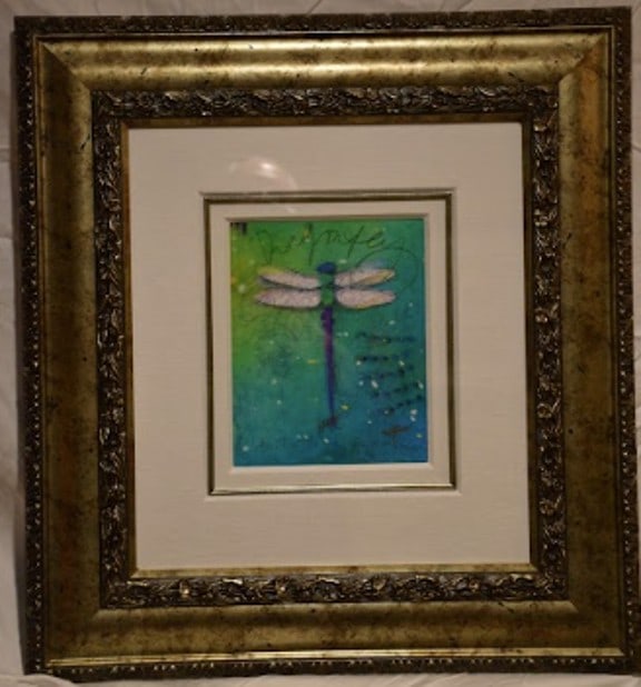 Tim Yanke Green Spring: Tim Yanke "Green Spring" 2014 10" x 8" image size Lithographic image viewed through a lenticular lens with unique embellishing by the hand of the artist. Hand signed by the artist in ink lower