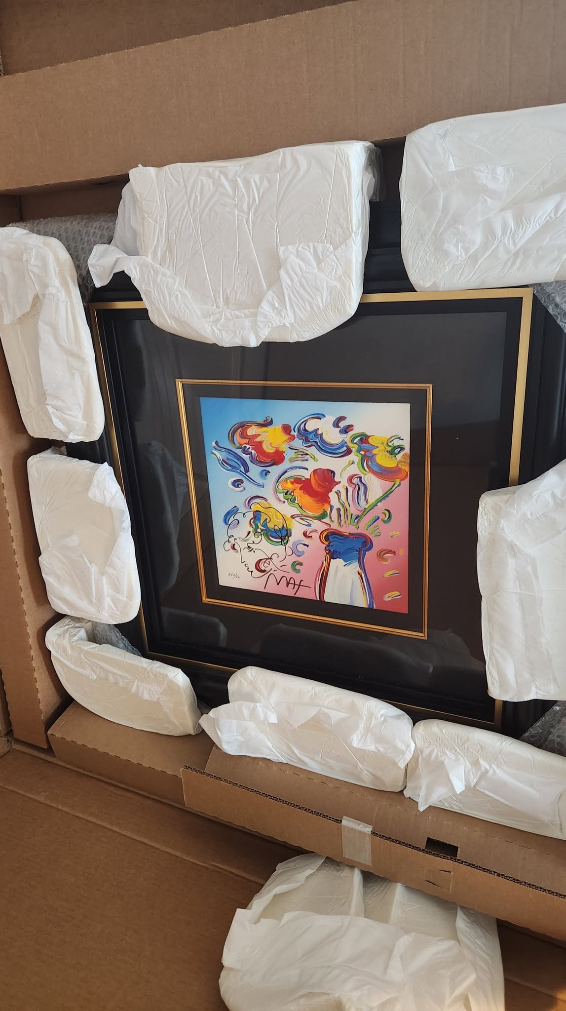 Peter Max Vase of Flowers (1 of 3)