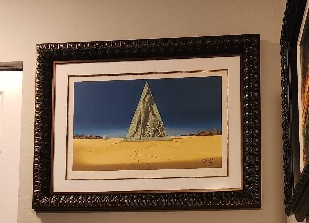 Destino Destino num 125: Destino "Destino # 125" 21 1/4" x 31 5/8" image size. Serigraph in color on wove paper. The piece features a signature and date in the plate by Salvado Dali i the lower right. An embossed seal lower l