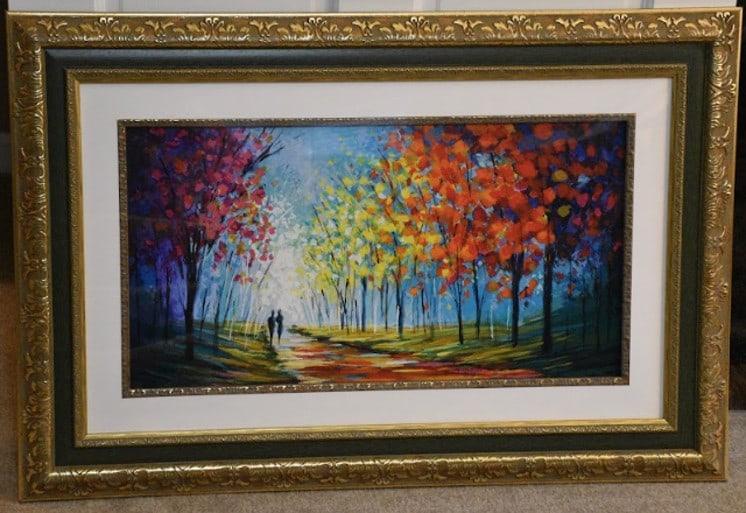 Slava Ilyayev What a nice day: Slava Ilyayev "What a Nice Day" 2012 14 1/4" x 26 1/4" image size serigraph in color on wove paper. Hand-signed in ink by the artist. Gallery framed, COA, Appraisal. JS