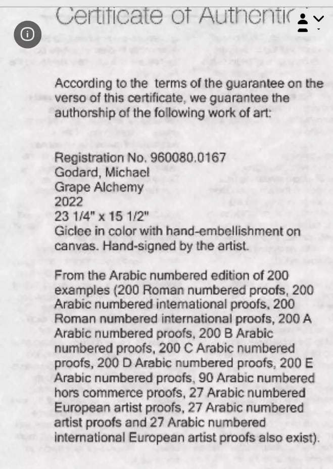 Michael Godard Grape Alchemy - 4