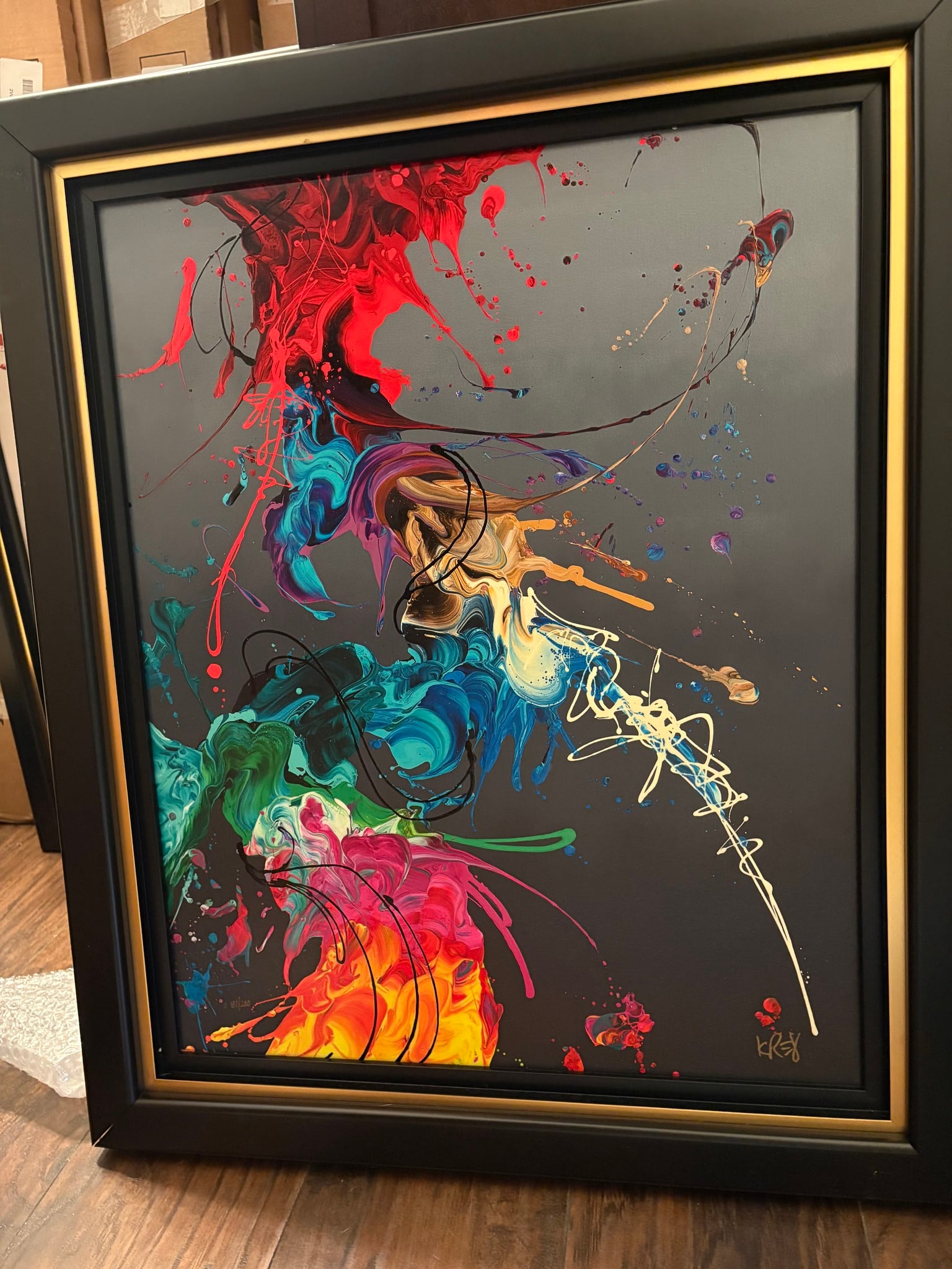 Kre8 Nirvana: Kre8 "Nirvana" Gallery framed SB