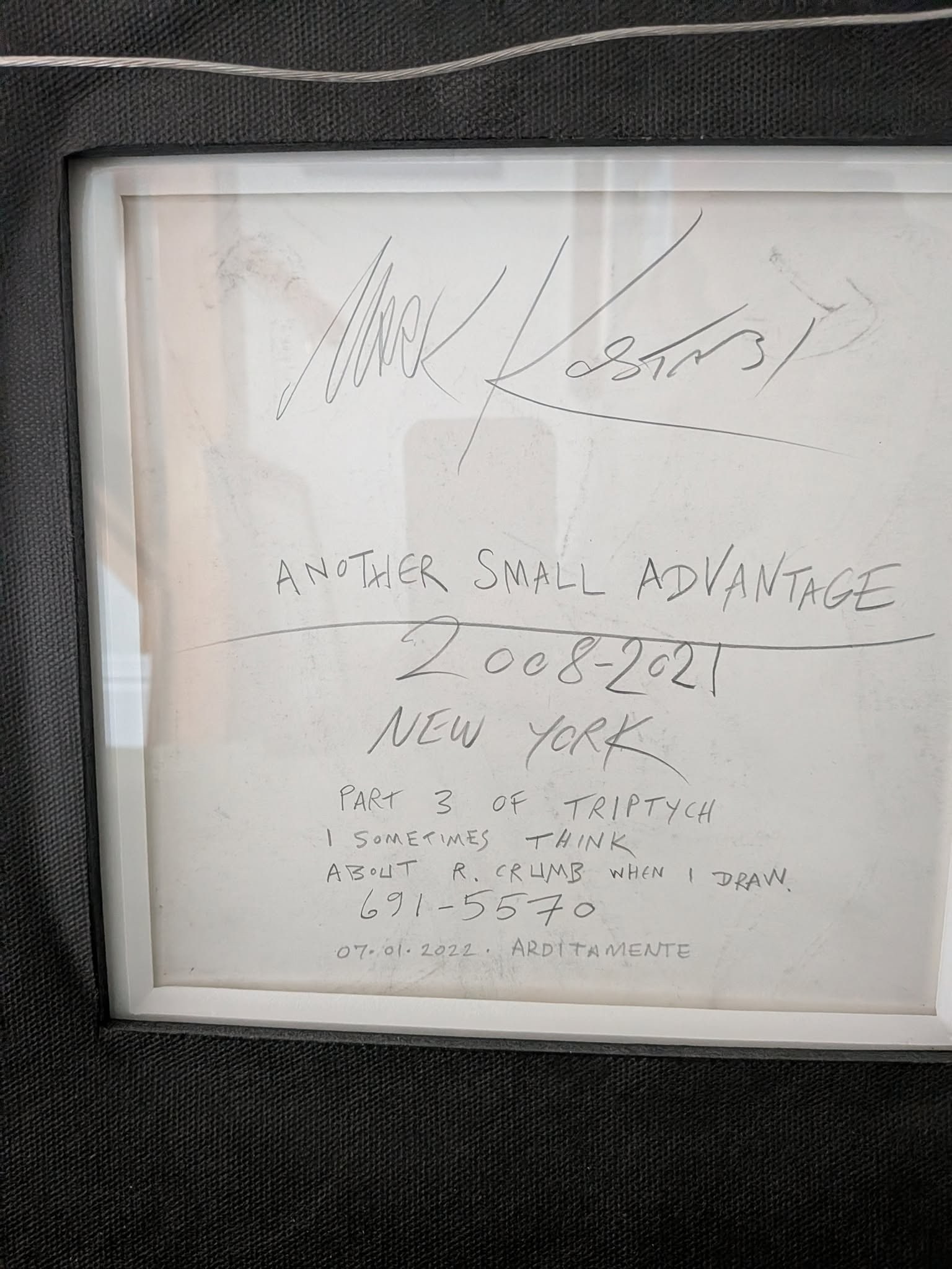 Mark Kostabi Another Small Advantage - 2