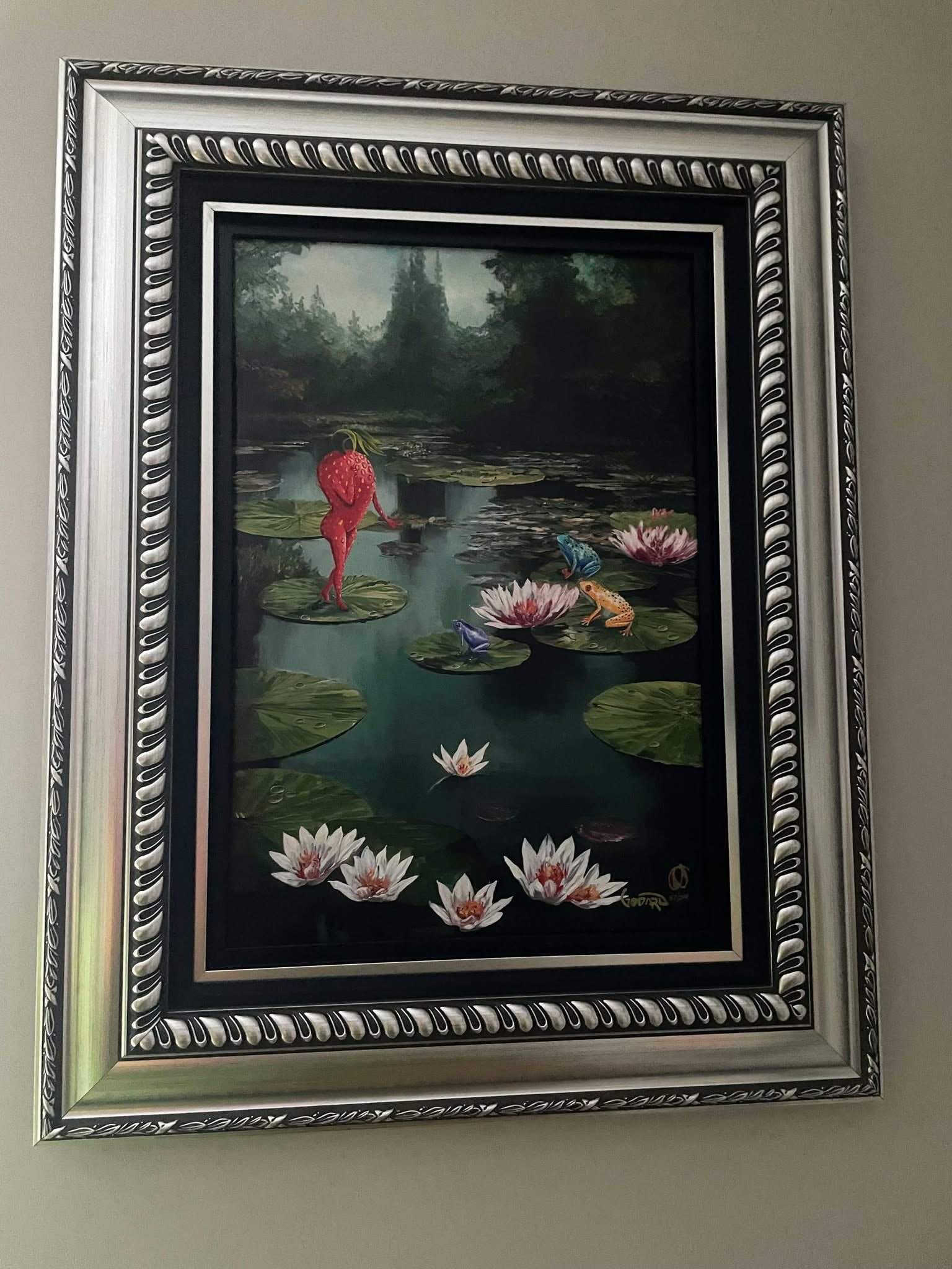 Michael Godard "Choosing the Prince": Michael Godard "Choosing the Prince" 2022 23" x 15 3/4" image size Giclee in color with hand-embellishment on canvas. Hand-signed by the artist