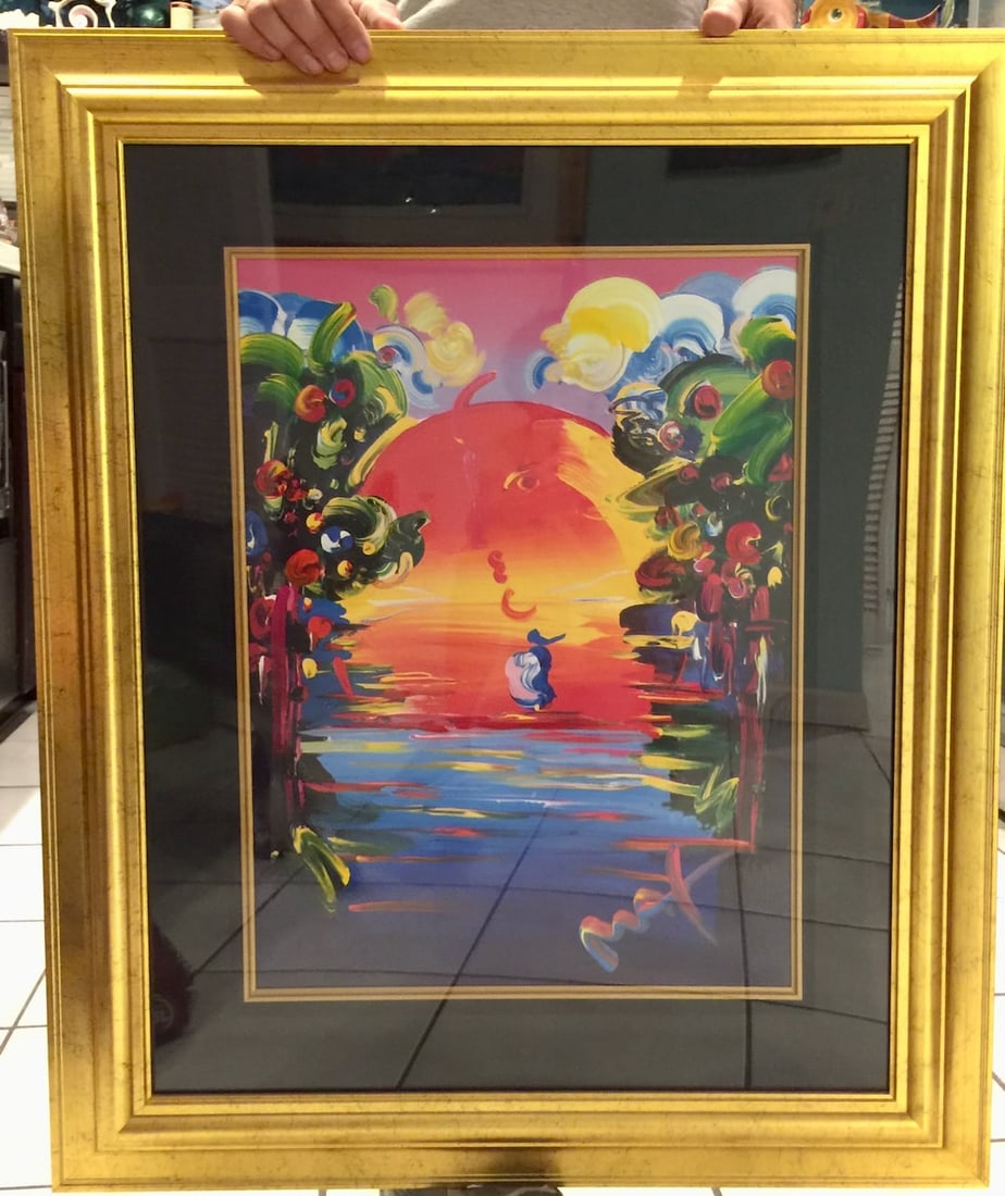 Peter Max "Better World III" (1 of 2)