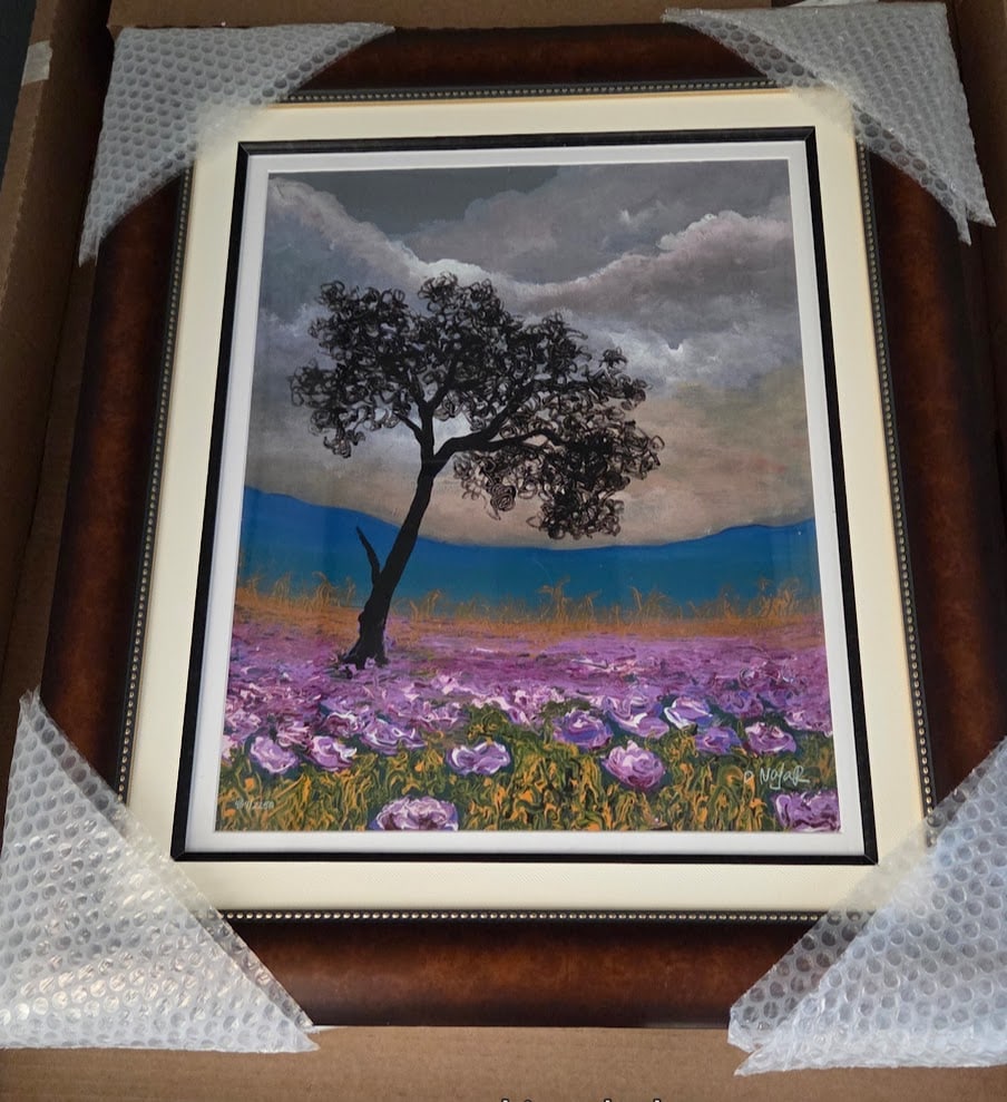 David Najar "Approaching Dusk": David Najar "Approaching Dusk" 2017 19 1/2" x 16" image size Giclee in color on paper. Hand signed in pencil lower right by the artist. Gallery framed, COA, Appraisal DB