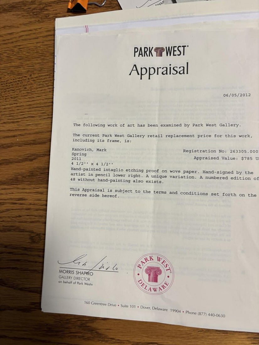 Mark Kanovich Spring - 2