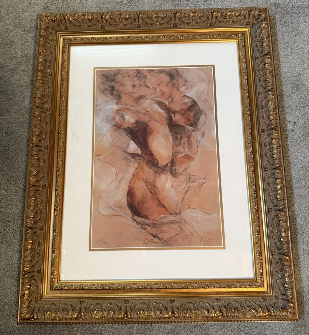 Gary Benfield Day Dreaming: Gary Benfield "Day Dreaming" Serigraph. COA