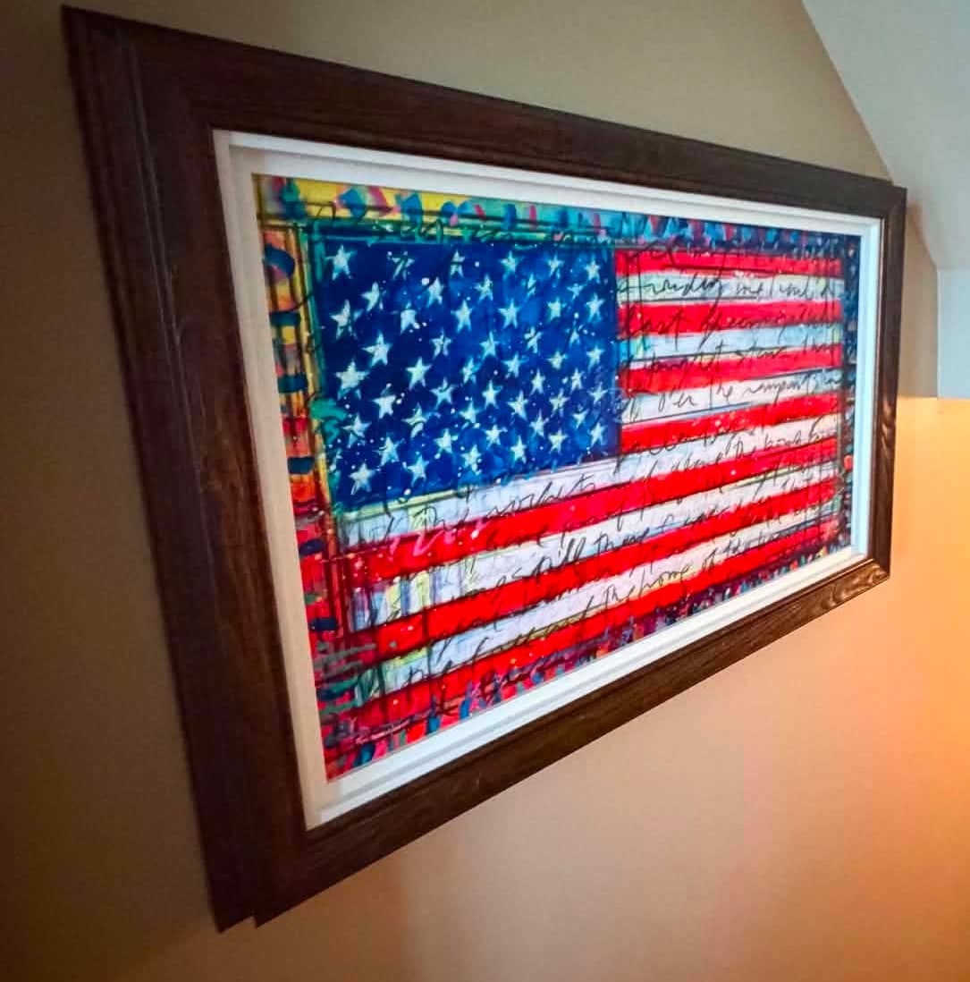 Tim Yanke Yanke Doodle: Tim Yanke "Yanke Doodle" 2019 19" x 32" image size Augmented reality enabled digital multiple on aluminum through dye sublimation. Hand-signed in pigment lower right by the artist. Gallery framed, App