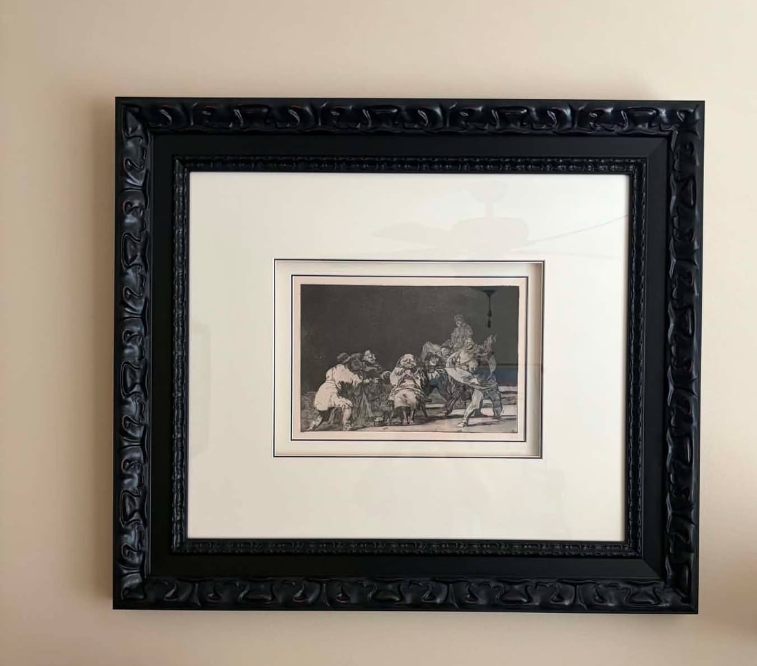 Francisco Goya "El Que no te ama, Burlando te Difma: Francisco Goya "EL Que no te ama, Burlando te Difma" (He Who does not like Thee will Defame Thee in Jest) 1816 9 1/2" x 13 3/4" image size Etching and burnished aquatint on heavy wove paper with a