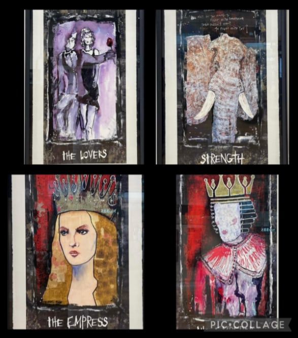 Johnny Depp? Tarot Series Set: Johnny Depp "Tarot Series" Set By assimilating imagery from tarot decks, Johnny Depp has been able to reflect on different chapters in his own personal journey. Across the artworks he conjures up