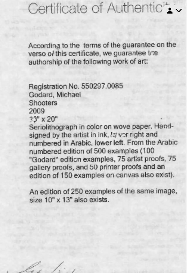 Michael Godard Shooters - 3