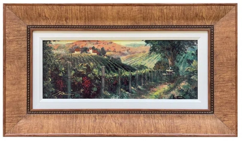 James Coleman A Great Year: James Coleman "A Great Year" 2019 8 1/2" x 21 1/4" image size Caldograph (digital multiple through dye-sublimation on wood) with hand-embellishments using a variety of acrylic paints. Hand-signed in
