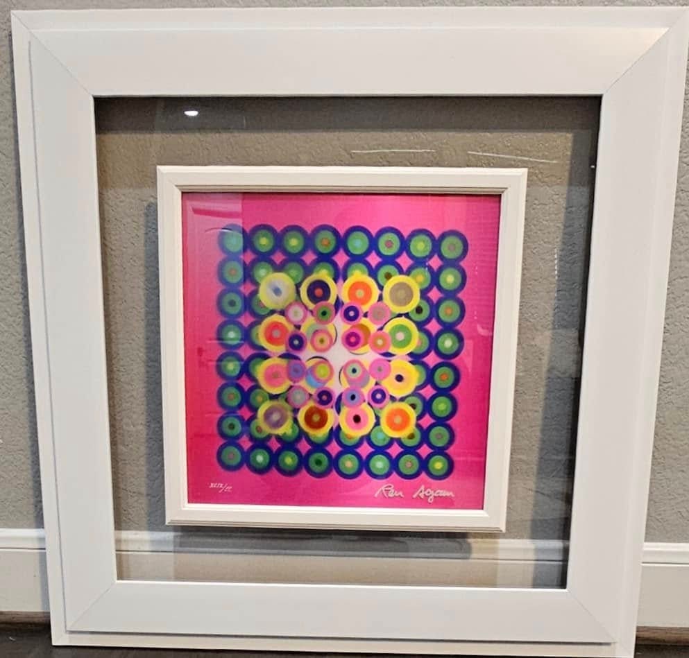 Ron Agam Happiness: Ron AGAM "Happiness" 2018 Holographic and lenticular multiple in the fourth dimension LE