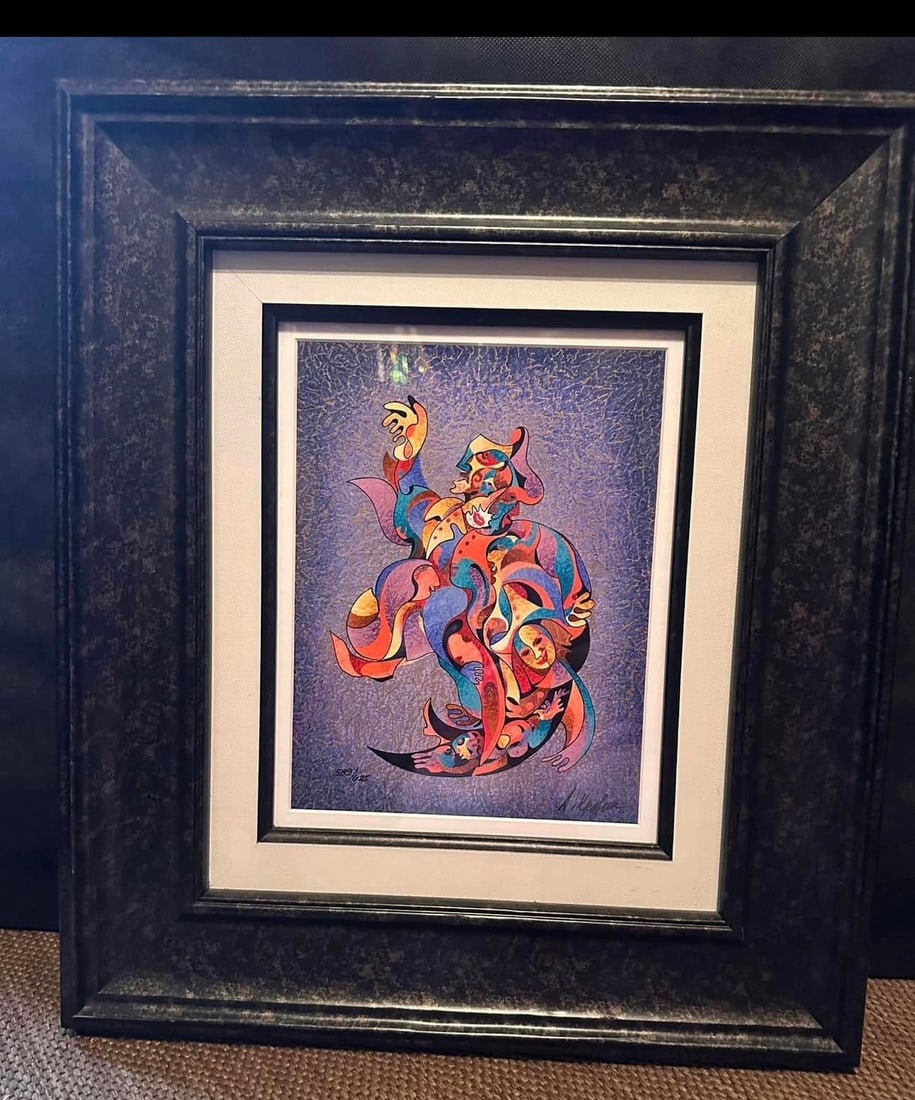 Anatole Krasnyansky The Dance: Anatole Krasnyansky "The Dance" 2012 2013 (20 1/4 x 17 3/4) in color on wool paper, hand sound in ink by the artist