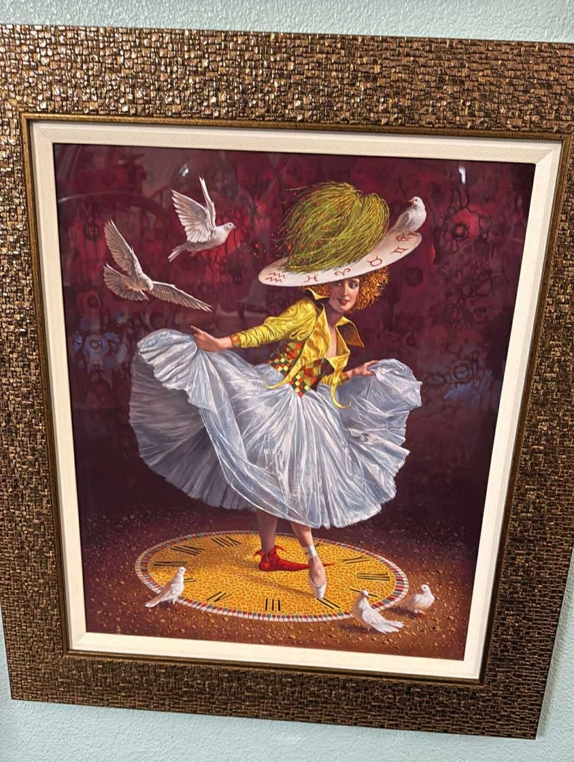 Michael Cheval Cycle of Love: Michael Cheval "Cycle of Love" 2021 24" x 20" image size Digital multiple on aluminum through dye sublimation. Hand-signed by the artist. Gallery framed, COA