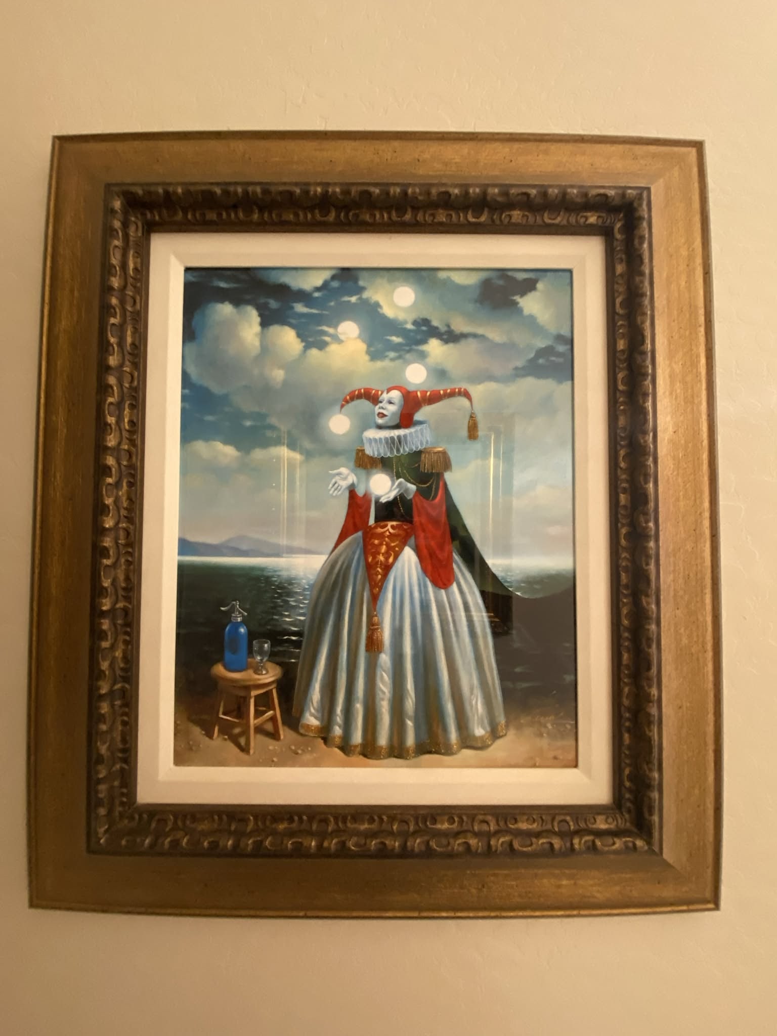 Michael Cheval Fifth Element Digital Multiple: Michael Cheval "Fifth Element" 2015 20" x 16" image size Digital multiple on aluminum through dye sublimation. Hand-signed in ink lower right by the artist. Gallery framed, Appraisal, AM.
