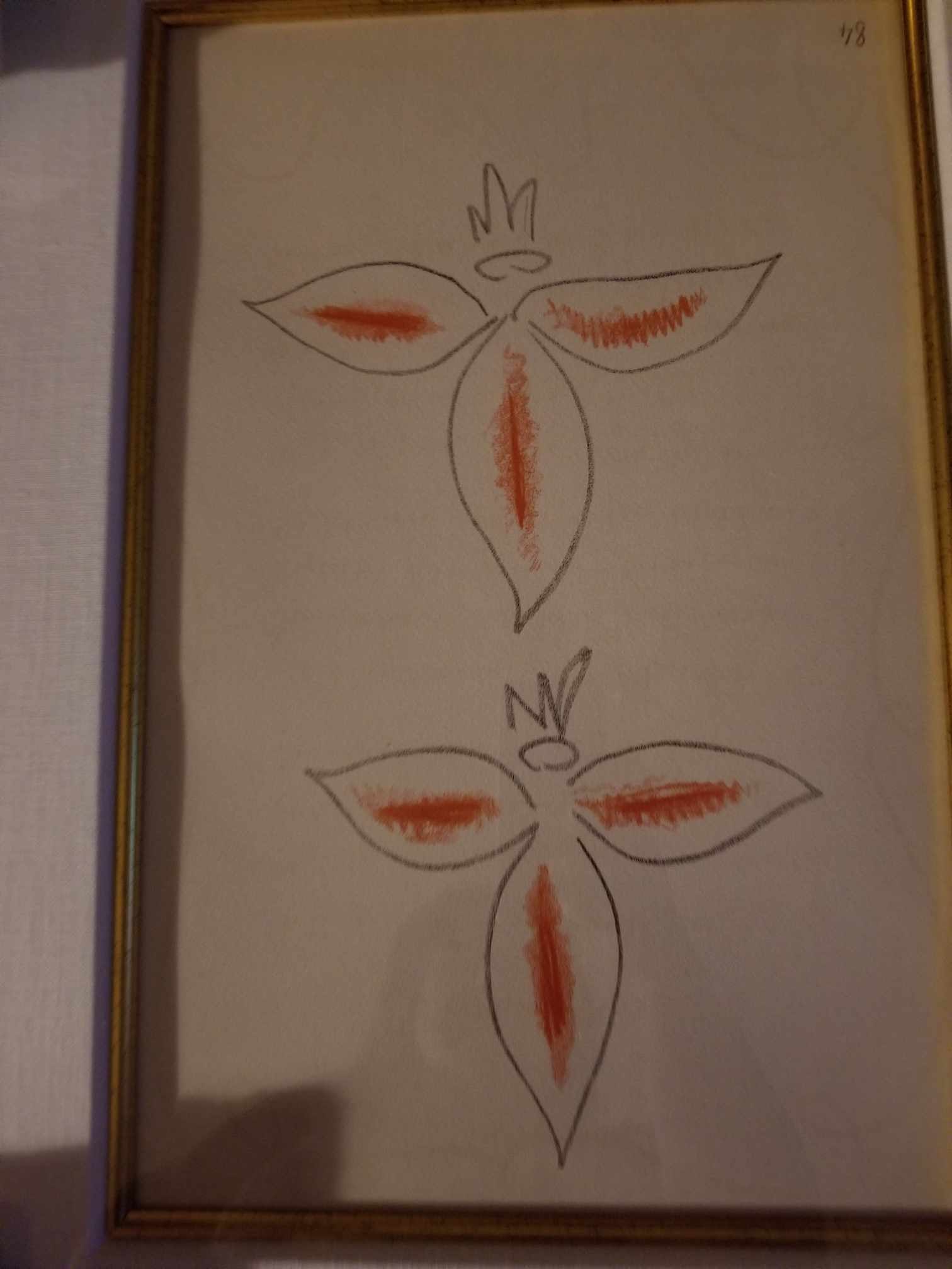 Fluer-de-lys: Variation 36: Henri Matisse "Fluer-de-lys : Variation 36" From Charles D'Orleans Poemes Portfolia 1950 D.BK 28 16" x 10 1/4" Image size. Lithograph in color on Arches Paper. From the Charles D'Orleans Poemes Portfo