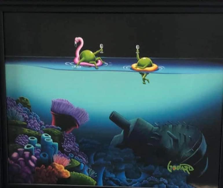 Michael Godard "Tropical Float" - 2