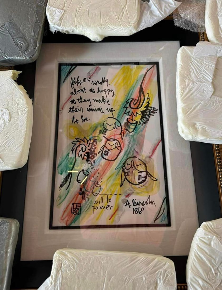 David Le Batard, David Lebo "We the People Series 8/10" UNIQUE: David Le Batard, Lebo "We the People Series 8/10" UNIQUE 2021 17" x 11" image size Watercolor on paper. Hand signed in pigment lower right by the artist. Titled on the verso COA