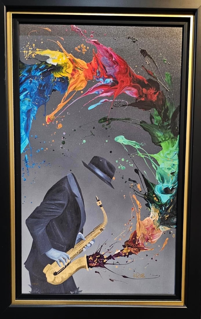 Kre8 "The Harmony of Chaos": Kre8 "The Harmony of Chaos"2020 embellished giclee on canvas LE